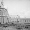 1898 Chevet de l'église et ancienne hotellerie