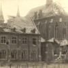 1918 Le chevet de l'église après le bombardement.