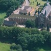 1997 Vue aerienne Abbaye et Eglise Saint Constance