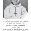 Image mortuaire de Dom Achille Nivesse 1962