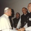 Annee Saint Benoit au Mont Cassin, rencontre avec le pape Jean-Paul II, 1980