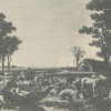 Koningshoeven, les fermes du Roi, d'après une peinture de 1835