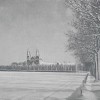 Tilburg l'Abbaye sous la neige