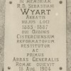 Dom Sébastien Wyart, plaque commémorative dans le cimetière du Mont des Cats
