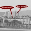 1894 gros-plan sur le calvaire des Antonins, vu de dos, proche du nouveau bâtiment