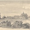 Le premier monastere vers 1850, eau-forte