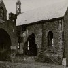 1918 les dégâts à l'église Saint Constance et le porche abîmé