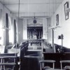 1918 : chapelle provisoire dans le réfectoire de l'hôtellerie