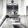 1918 : chapelle provisoire dans le réfectoire de l'hôtellerie, l'autel