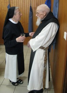 2011 avec Mère Jeanine de Belval