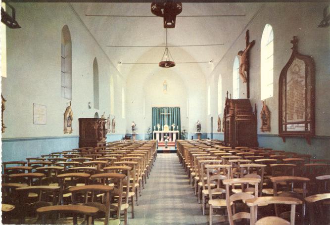 Intérieur de l'Eglise Saint Constance, 1950