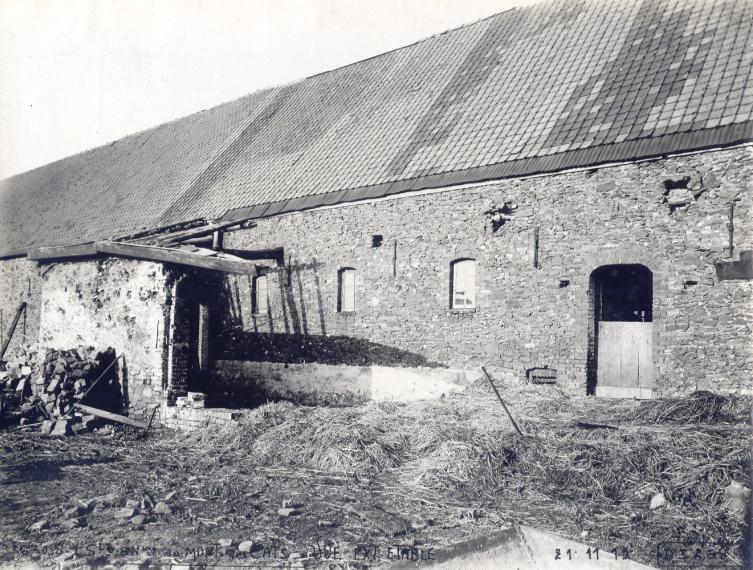 Etable et grange de 1880 restaurées